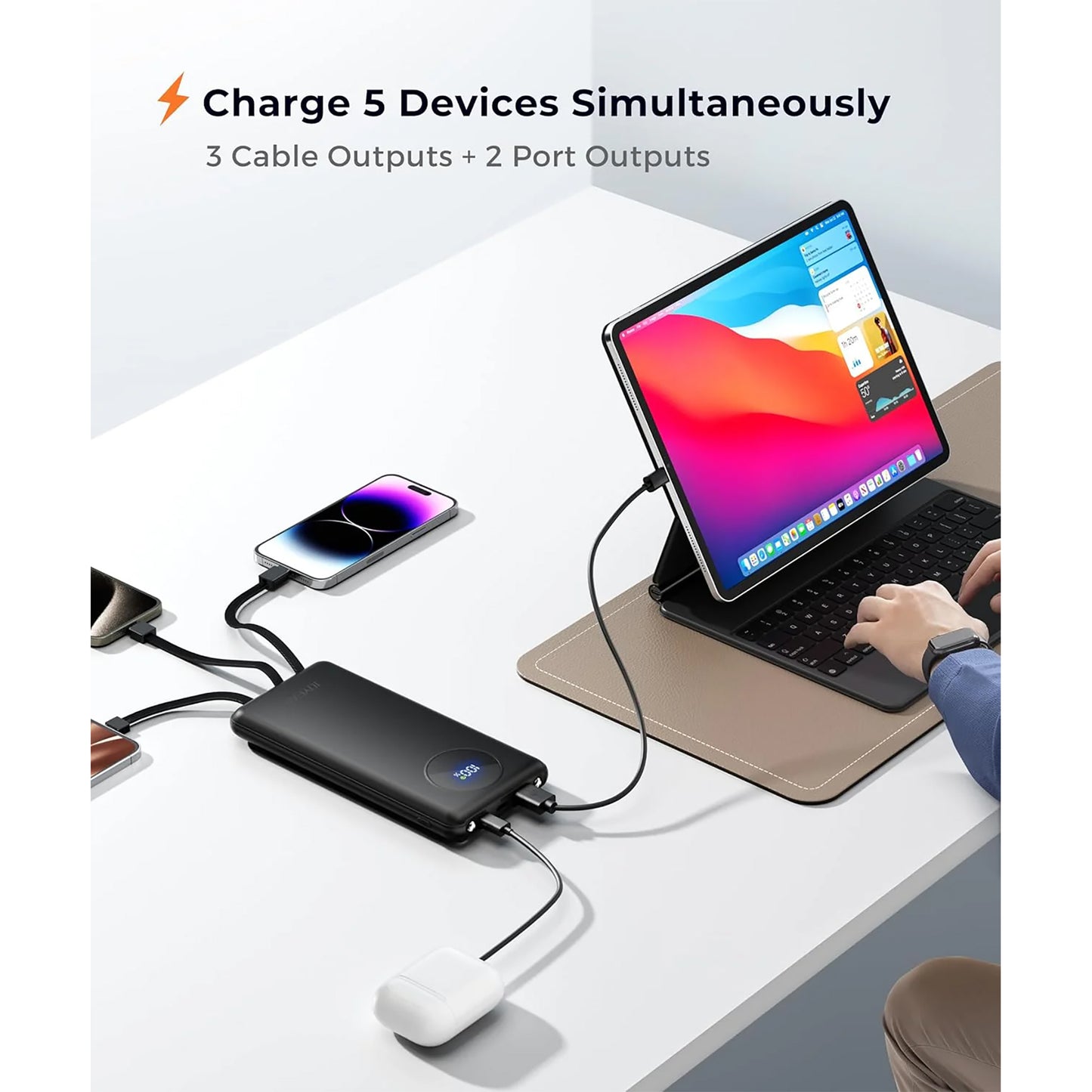 PowerBank Joyfar 10000mAh 22,5W Aprobado Para Aviones