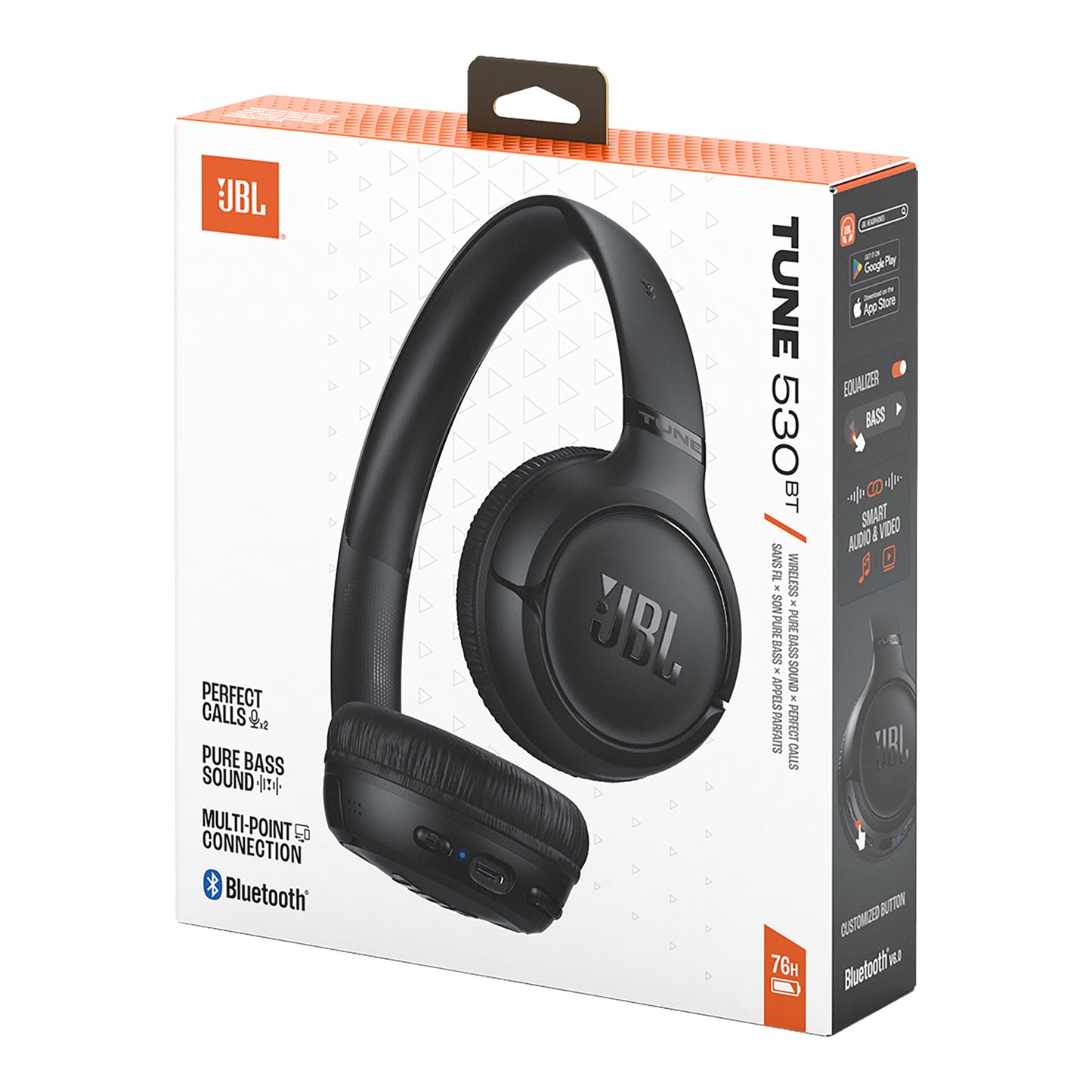 Auriculares Inalámbricos Bluetooth Jbl Tune 530bt 33mm