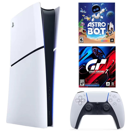 Consola Sony PlayStation 5 Slim Digital + Astro Bot y GT7