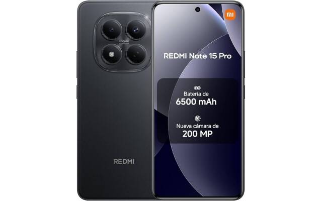 Xiaomi Redmi Note 15 Pro 12GB 512GB negro