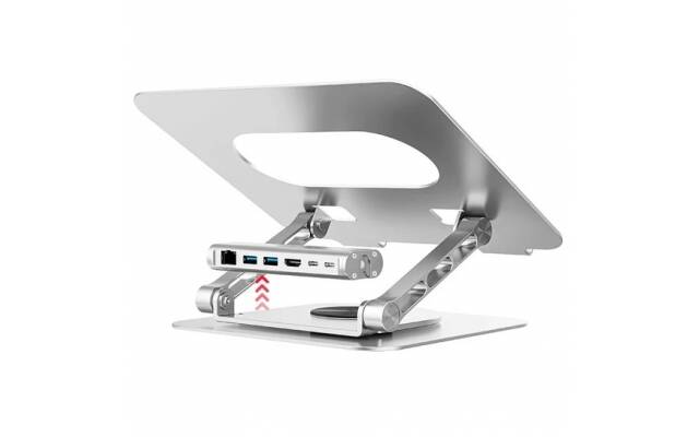 Soporte para Notebook Unitek con HUB USB-C